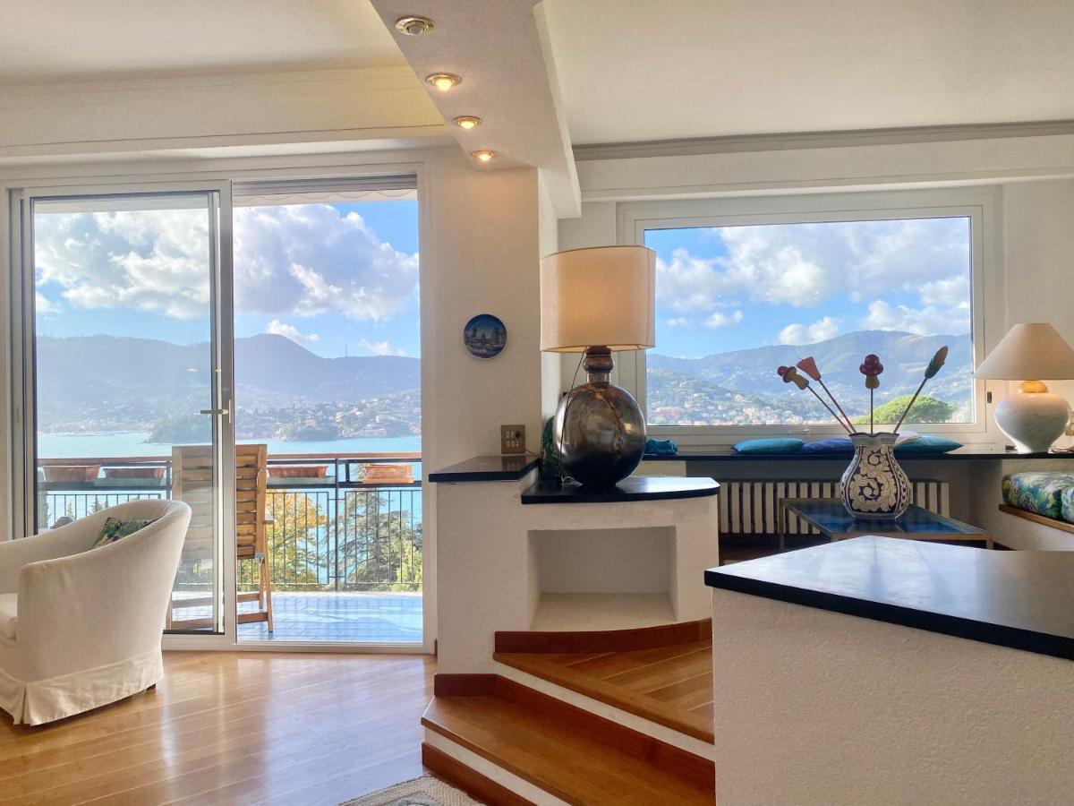 Welcome Riviera - Paradiso 12-Ultimo Restauro Nel 2025-Vista Mare Stupenda-Balcone Con Vista Meravigliosa Piu' Terrazza Solarium Sovrastante Di 70 Mq Esterna Rapallo Eksteriør bilde