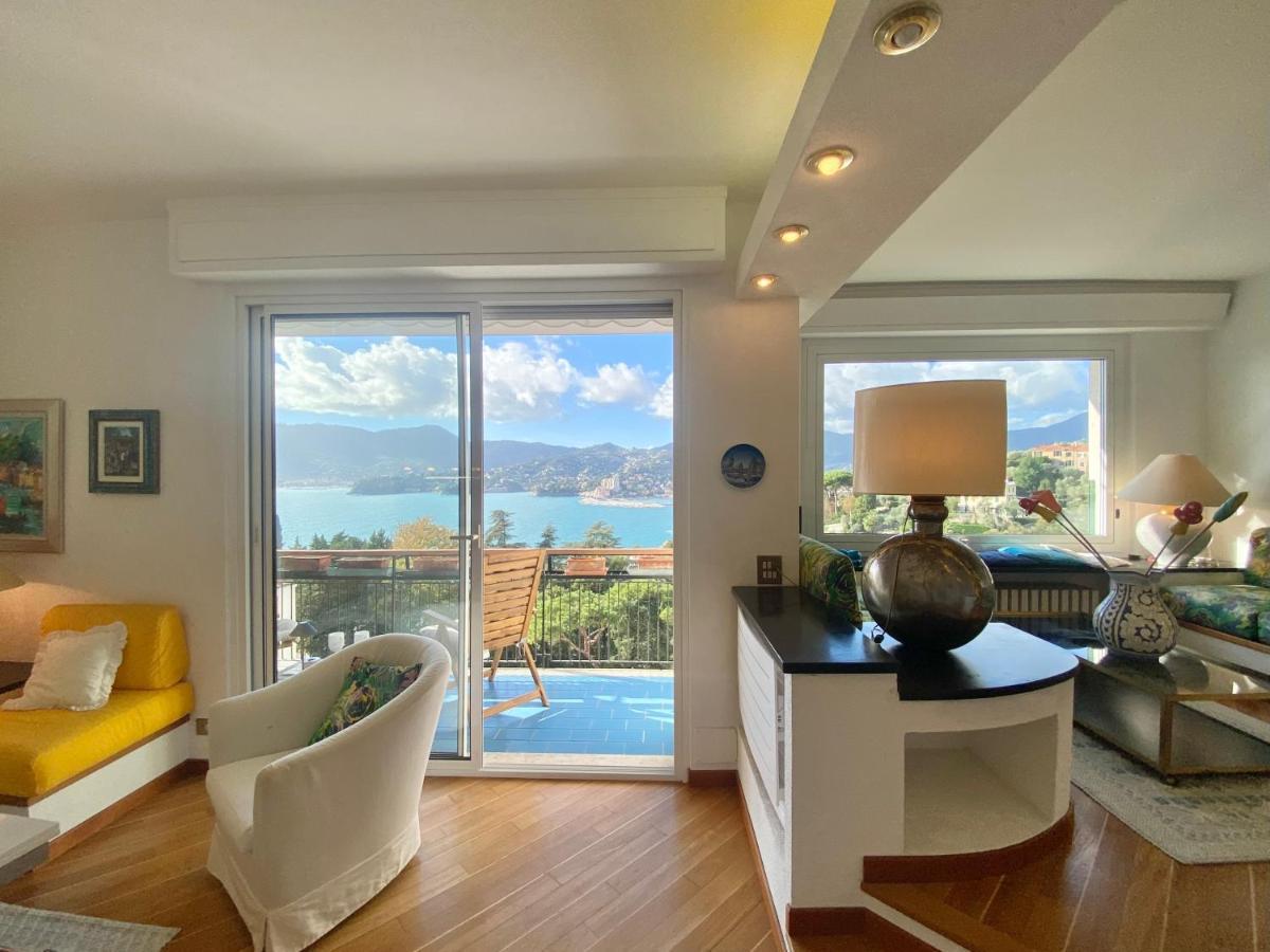 Welcome Riviera - Paradiso 12-Ultimo Restauro Nel 2025-Vista Mare Stupenda-Balcone Con Vista Meravigliosa Piu' Terrazza Solarium Sovrastante Di 70 Mq Esterna Rapallo Eksteriør bilde