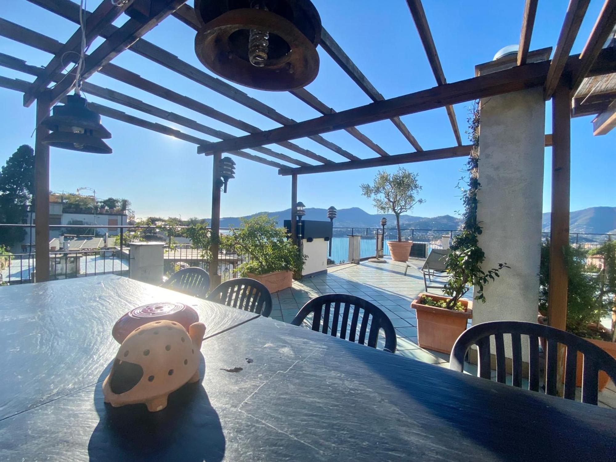 Welcome Riviera - Paradiso 12-Ultimo Restauro Nel 2025-Vista Mare Stupenda-Balcone Con Vista Meravigliosa Piu' Terrazza Solarium Sovrastante Di 70 Mq Esterna Rapallo Eksteriør bilde