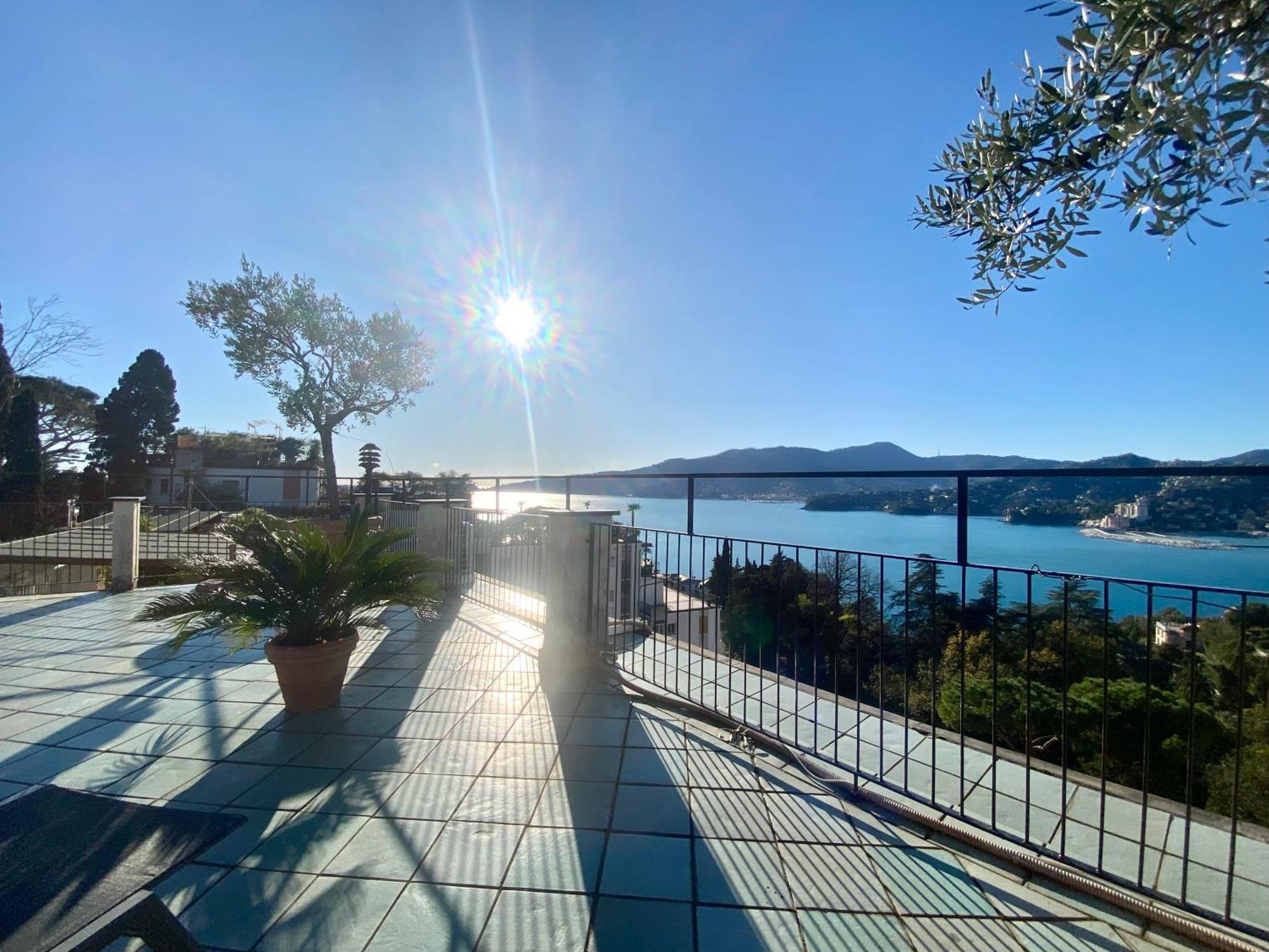 Welcome Riviera - Paradiso 12-Ultimo Restauro Nel 2025-Vista Mare Stupenda-Balcone Con Vista Meravigliosa Piu' Terrazza Solarium Sovrastante Di 70 Mq Esterna Rapallo Eksteriør bilde