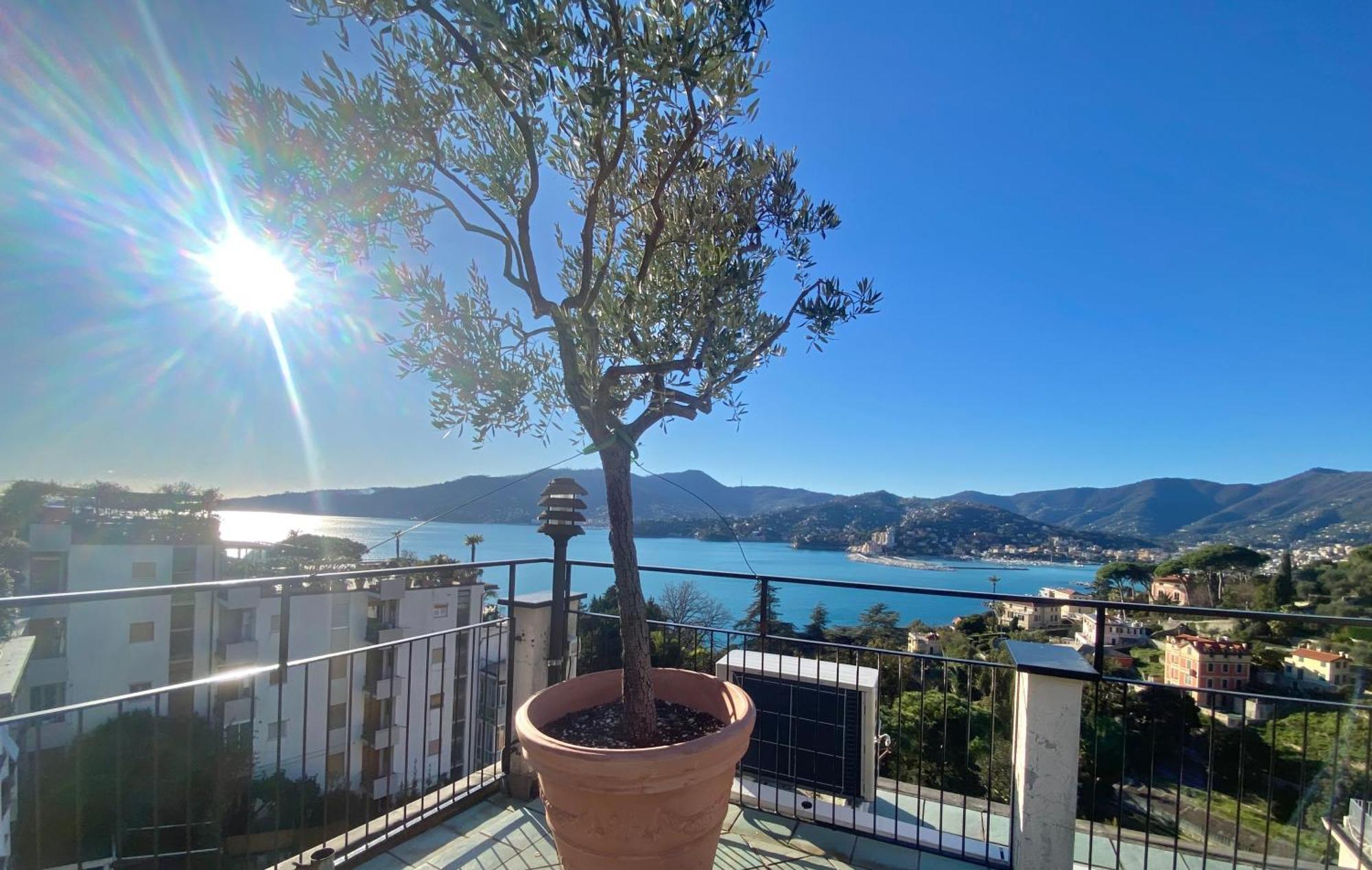 Welcome Riviera - Paradiso 12-Ultimo Restauro Nel 2025-Vista Mare Stupenda-Balcone Con Vista Meravigliosa Piu' Terrazza Solarium Sovrastante Di 70 Mq Esterna Rapallo Eksteriør bilde